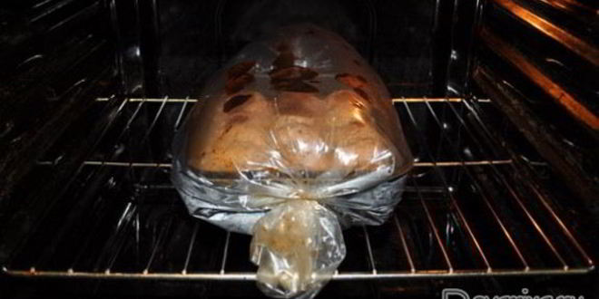 Рецепт тефтелей, запеченных в рукаве