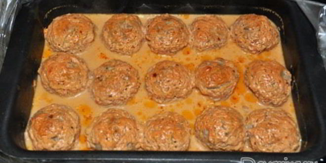 Рецепт тефтелей, запеченных в рукаве