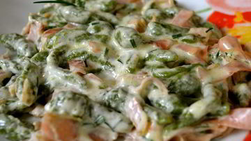 Рецепт Тирольских клецек со шпинатом