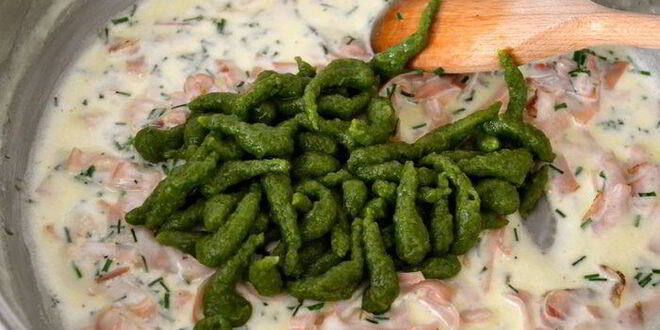 Рецепт тирольских клецек со шпинатом