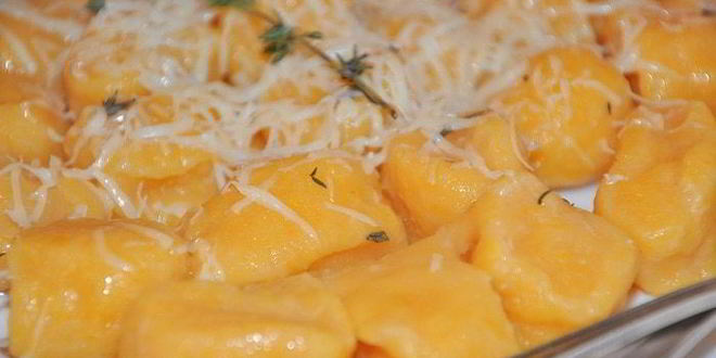 Рецепт тыквенных ньокков