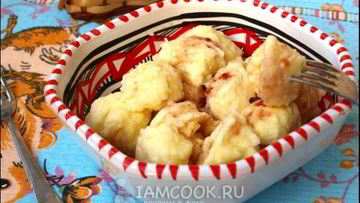 Рецепт Творожных ленивых вареников с манкой