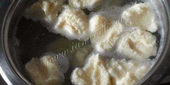 Рецепт творожных ленивых вареников с манкой