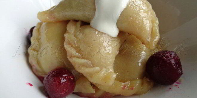 Рецепт вареников из заварного теста с вишней