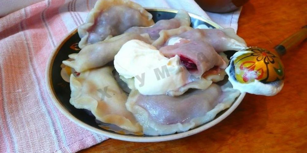 Как приготовить вареники на воде с вишней постные