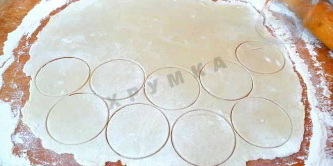 Рецепт вареников на воде с вишней постные