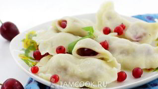 Рецепт Вареников с черешней