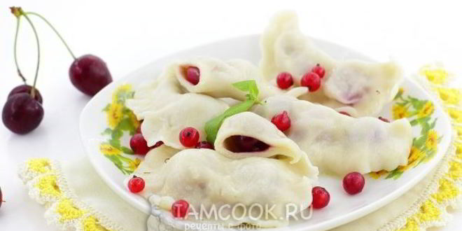 Рецепт вареников с черешней