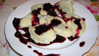 Рецепт Вареников с черникой