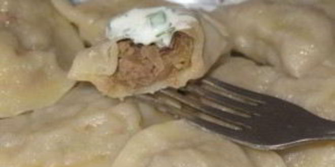 Рецепт вареников с капустой и мясом