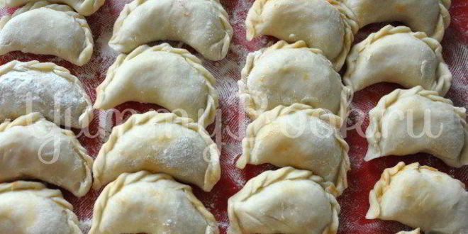 Рецепт вареников с капустой
