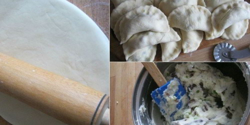 Как приготовить вареники с картошкой, грибами и зеленью