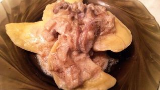 Рецепт Вареников с картошкой и грибным соусом