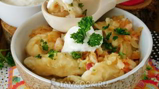 Рецепт Вареников с картошкой и капустой