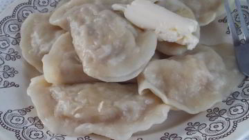 Рецепт Вареников с квашеной капустой и мясом