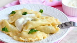 Рецепт Вареников с соленым творогом