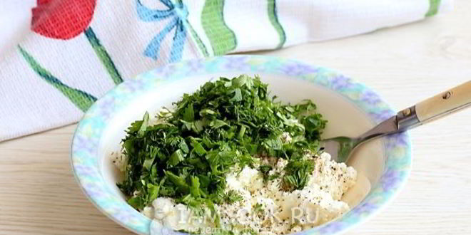 Рецепт вареников с соленым творогом