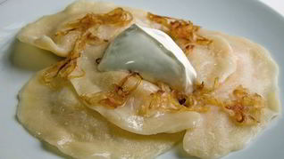 Рецепт Вареников с сыром и картошкой