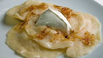 Рецепт Вареников с сыром и картошкой