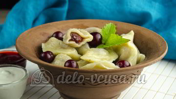 Рецепт Вареников с вишней