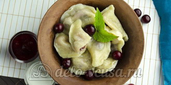 Рецепт вареников с вишней