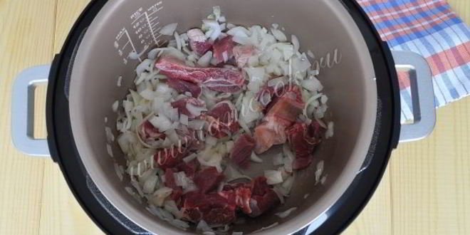 Рецепт домашнего жаркого на пиве с тыквой в мультиварке