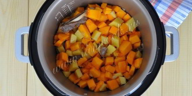 Рецепт домашнего жаркого на пиве с тыквой в мультиварке