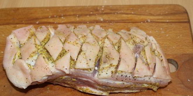 Рецепт хрустящего жаркого из свинины