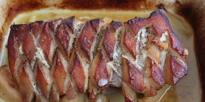 Рецепт хрустящего жаркого из свинины