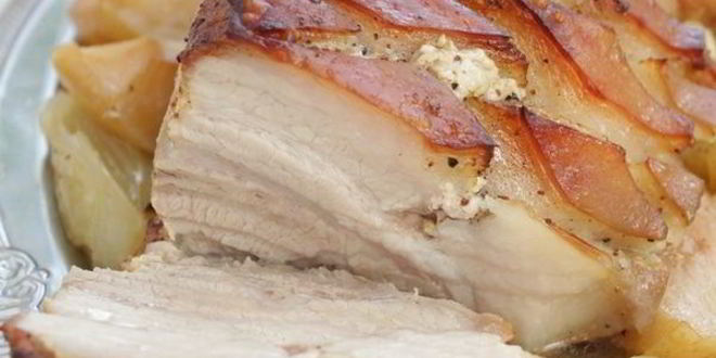 Рецепт хрустящего жаркого из свинины