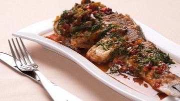 Рецепт Рыбного жаркого с овощами, анчоусами и томатным соусом