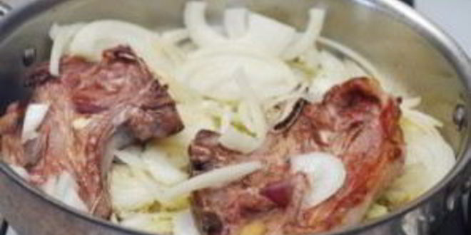 Рецепт жаркого из баранины с овощами