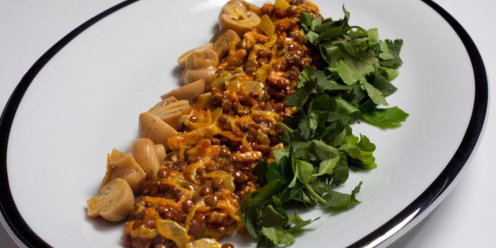 Как приготовить жаркое из чечевицы