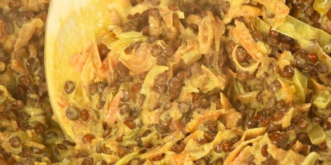 Рецепт жаркого из чечевицы