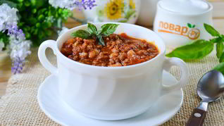 Рецепт Жаркого из говяжьего фарша, помидоров и фасоли