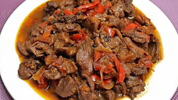 Рецепт Жаркого из косули с овощами