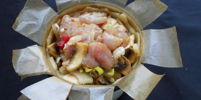 Рецепт жаркого из курицы и грибов праздничный кулич