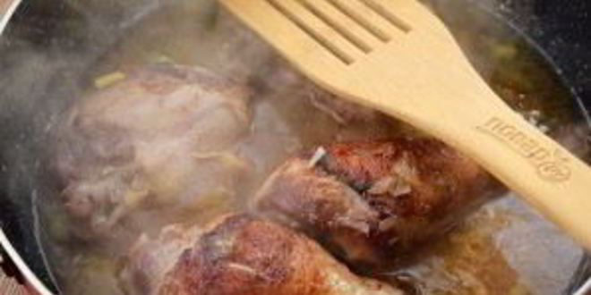 Рецепт жаркого из курицы с айвой