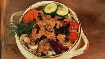 Рецепт Жаркого из курицы с овощами