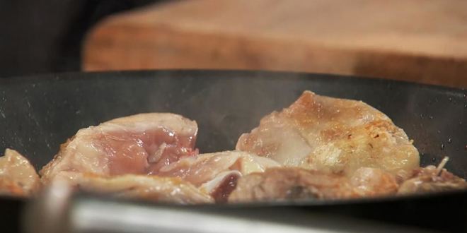 Рецепт жаркого из курицы с овощами