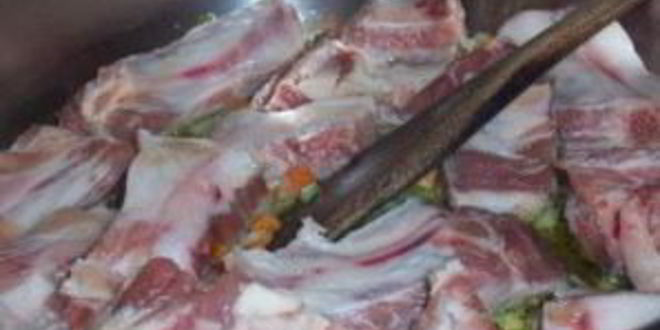 Рецепт жаркого из ребрышек с картошкой