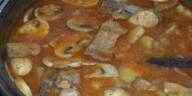 Рецепт жаркого из ребрышек с картошкой