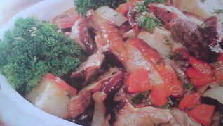 Рецепт Жаркого с грибами и овощами