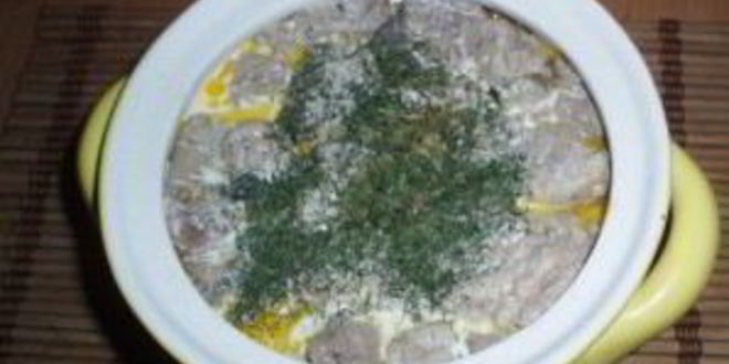 Рецепт жаркого с мясом и грибами