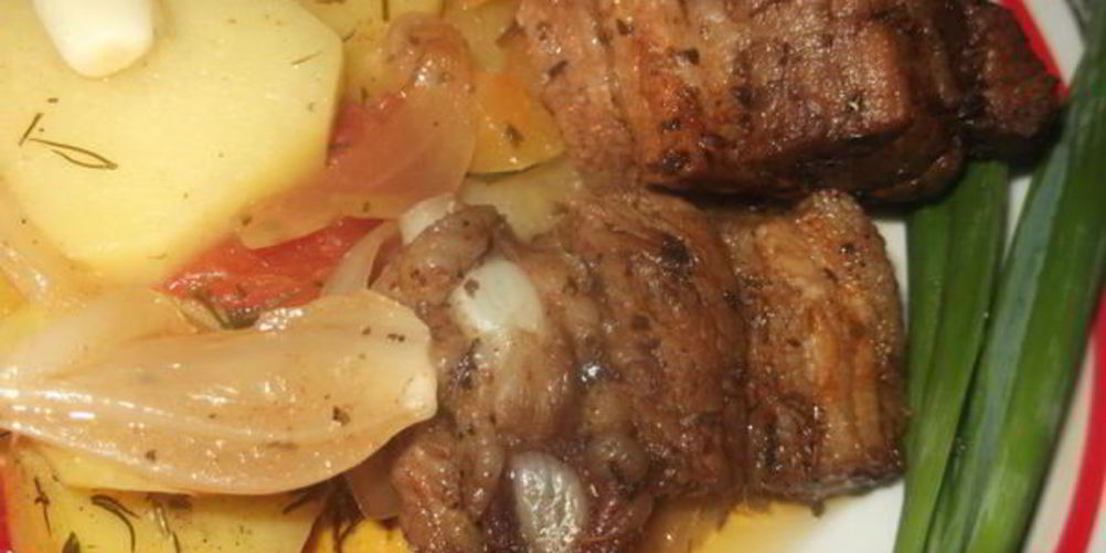Как приготовить жаркое с овощным рагу