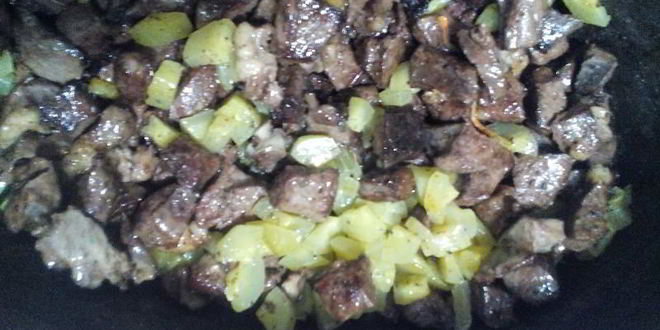 Рецепт жаркого с сердцем