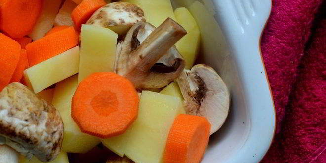 Рецепт жаркого с шампиньонами