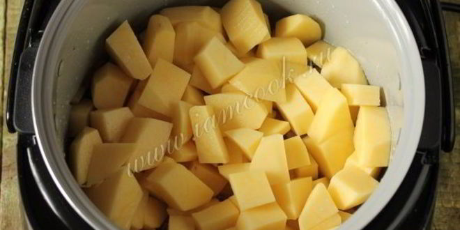 Рецепт жаркого с солеными огурцами в мультиварке