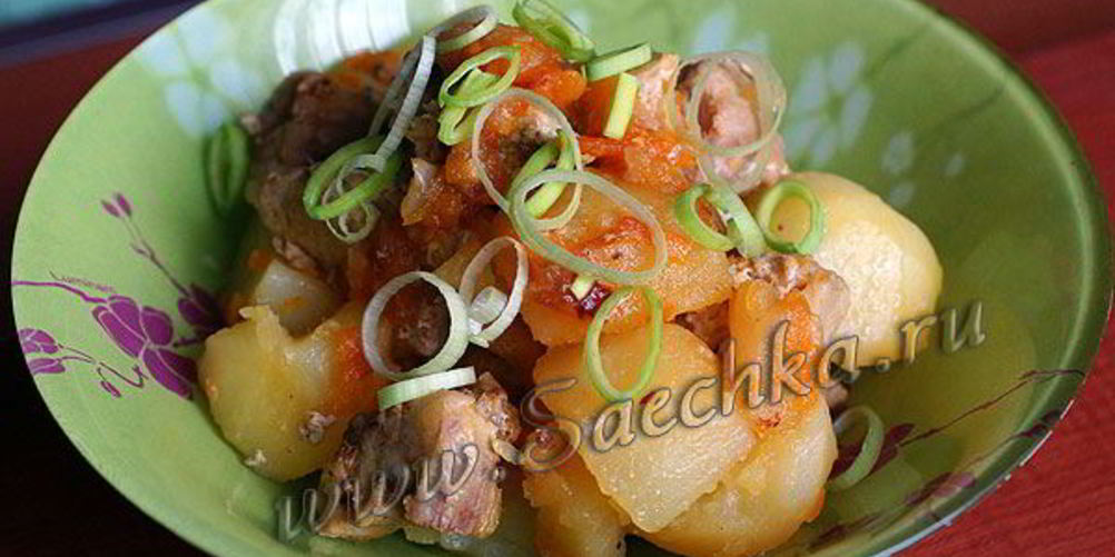 Как приготовить жаркое со свининой и картошкой в мультиварке steba