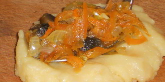 Рецепт картофельных шариков-зраз с грибами